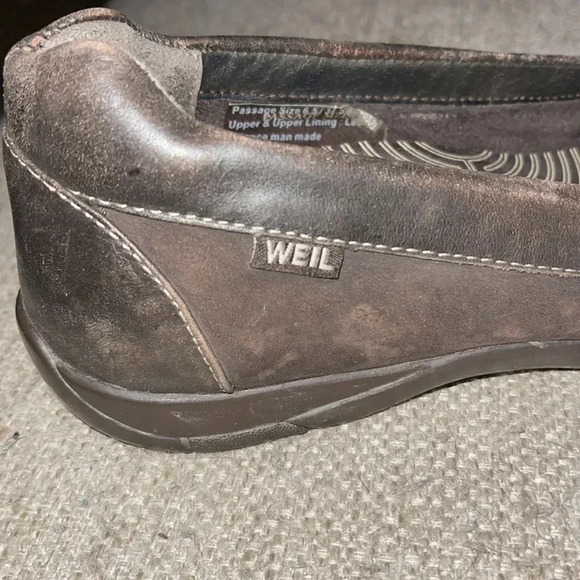 Weil Suede Slip On Loafers 7.5 - Picture 6 of 7